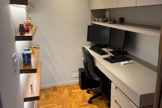 Escritório de apartamento à venda com 3 quartos, 112m² em Vila Olímpia, São Paulo