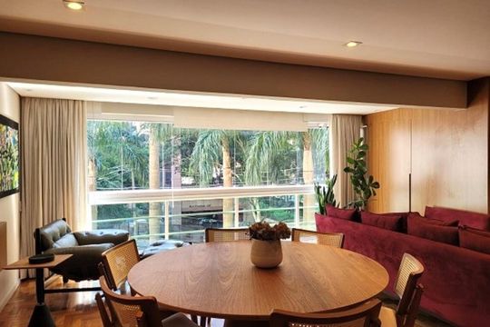 Sala de apartamento à venda com 3 quartos, 112m² em Vila Olímpia, São Paulo