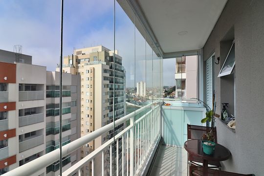 Varanda de apartamento para alugar com 2 quartos, 56m² em Baeta Neves, São Bernardo do Campo