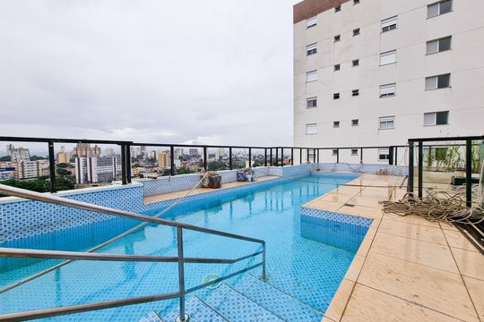 Área comum - Piscina de apartamento para alugar com 2 quartos, 50m² em Jardim Oswaldo Cruz, São José dos Campos