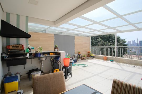 Varanda da Sala de apartamento à venda com 3 quartos, 164m² em Vila Aricanduva, São Paulo