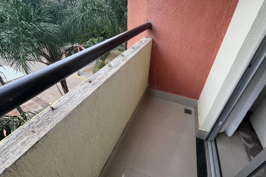 Varanda da Sala de apartamento à venda com 3 quartos, 69m² em Vila Nova Teixeira, Campinas