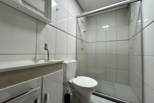 Banheiro de apartamento à venda com 2 quartos, 80m² em Santa Teresa, São Leopoldo