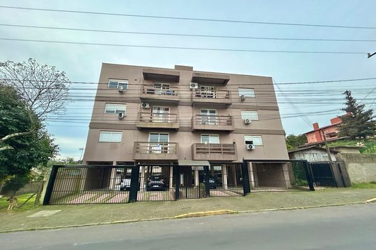 Fachada - Placa de apartamento à venda com 2 quartos, 80m² em Santa Teresa, São Leopoldo