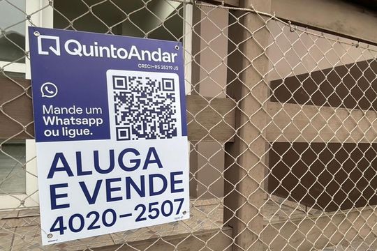 Placa de apartamento à venda com 2 quartos, 80m² em Santa Teresa, São Leopoldo