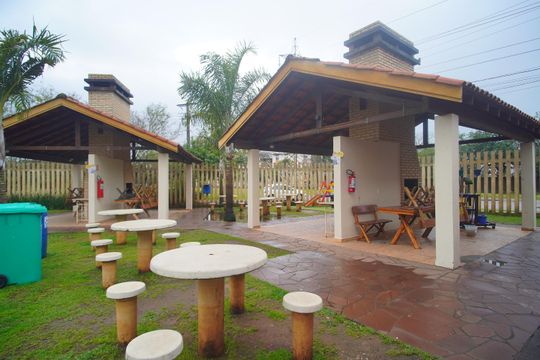 Área comum - Churrasqueira de apartamento para alugar com 3 quartos, 56m² em São Miguel, São Leopoldo