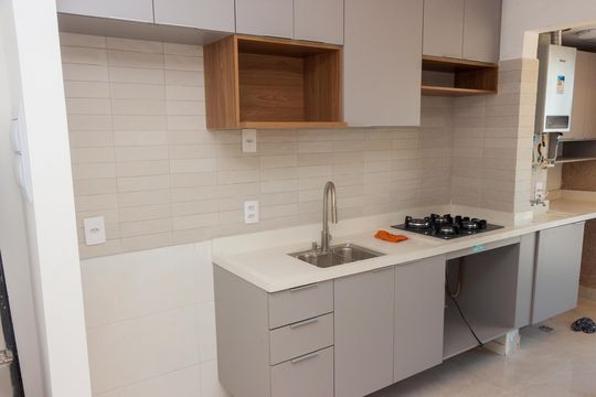 Banheiro Social de apartamento para alugar com 2 quartos, 46m² em Vila Isa, São Paulo