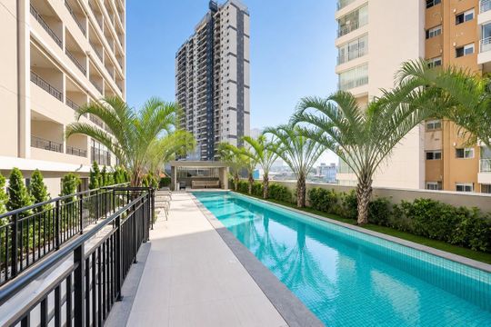 Área comum de kitnet/studio para alugar com 1 quarto, 32m² em Sacomã, São Paulo