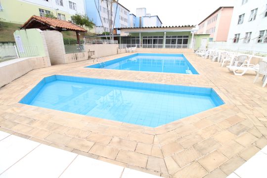 Área comum - Piscina de apartamento para alugar com 2 quartos, 43m² em Bosque dos Eucaliptos, São José dos Campos