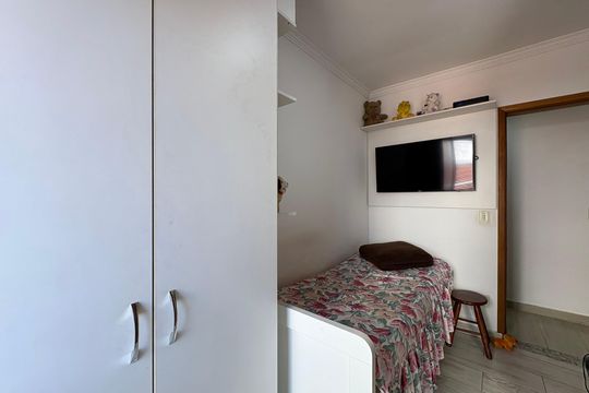 Quarto 1 de apartamento à venda com 2 quartos, 55m² em Parque Oratório, Santo André