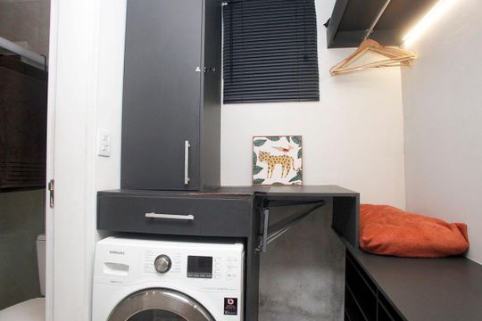 Área de Serviço de kitnet/studio para alugar com 1 quarto, 30m² em Centro Histórico, Porto Alegre