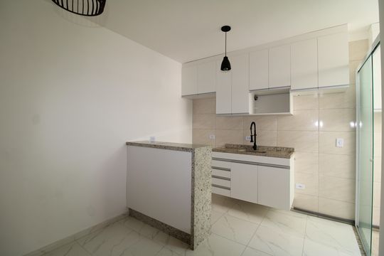 Sala / Cozinha de apartamento à venda com 1 quarto, 29m² em Vila Paulicéia, São Paulo