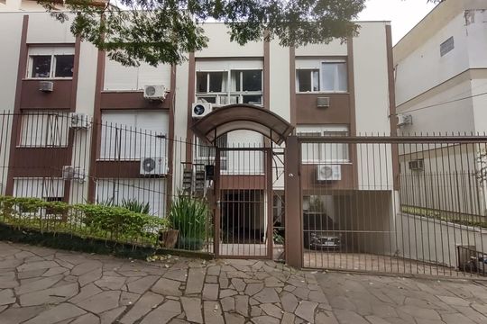 Fachada de apartamento à venda com 1 quarto, 60m² em Petrópolis, Porto Alegre