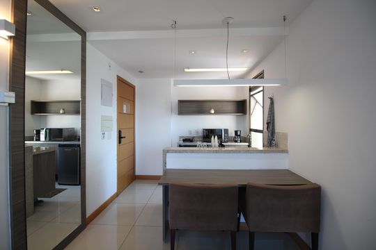Cozinha de kitnet/studio para alugar com 1 quarto, 38m² em Jacarepaguá, Rio de Janeiro