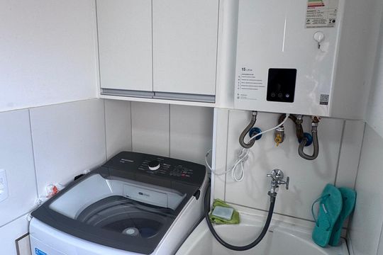 Área de Serviço de apartamento à venda com 2 quartos, 57m² em Jardim São Vicente, Campinas