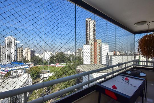 Varanda de apartamento à venda com 4 quartos, 127m² em Vila Andrade, São Paulo