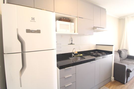 Cozinha de apartamento à venda com 1 quarto, 35m² em Socorro, São Paulo