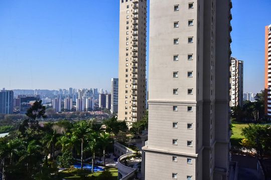 Vista da Varanda de apartamento à venda com 3 quartos, 148m² em Jardim Fonte do Morumbi, São Paulo