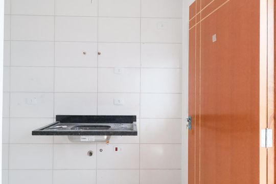 Cozinha de apartamento à venda com 1 quarto, 25m² em Vila Mazzei, São Paulo