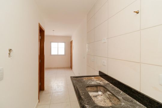Cozinha de apartamento à venda com 2 quartos, 37m² em Vila Mazzei, São Paulo