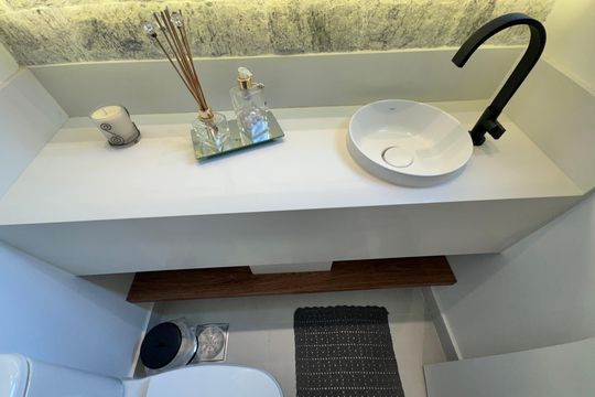 Lavabo de apartamento à venda com 4 quartos, 220m² em Recreio dos Bandeirantes, Rio de Janeiro