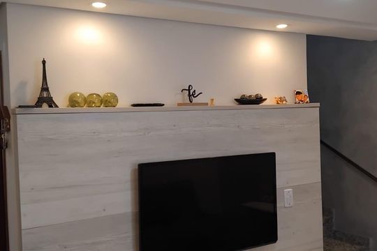 Sala de casa de condomínio à venda com 2 quartos, 65m² em Ponte Rasa, São Paulo