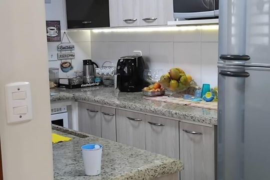 Cozinha de casa de condomínio à venda com 2 quartos, 65m² em Ponte Rasa, São Paulo