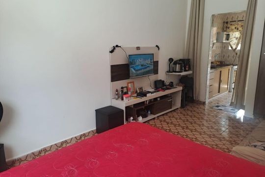 Sala e Quarto de apartamento para alugar com 1 quarto, 39m² em Boqueirão, Praia Grande