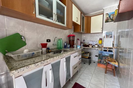 Cozinha de apartamento à venda com 1 quarto, 58m² em Vila Lageado, São Paulo