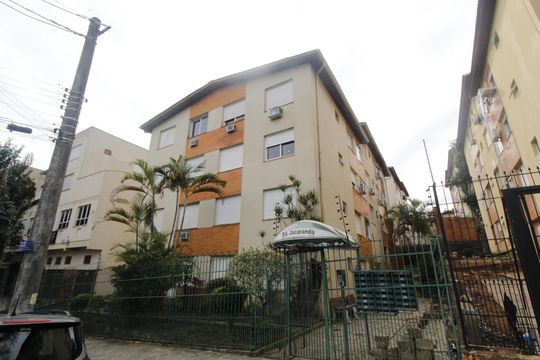 Fachada de apartamento à venda com 1 quarto, 43m² em Jardim do Salso, Porto Alegre