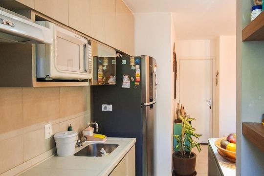 Cozinha de apartamento à venda com 2 quartos, 73m² em Nova Vista, Belo Horizonte