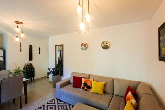 Sala de apartamento à venda com 2 quartos, 73m² em Nova Vista, Belo Horizonte
