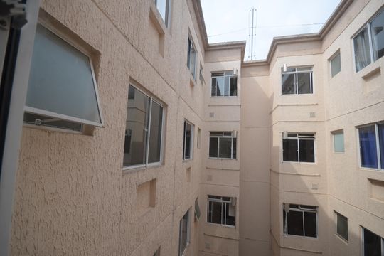 Fachada do bloco de apartamento para alugar com 2 quartos, 42m² em Campo Grande, Rio de Janeiro