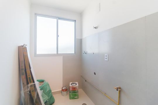 Área de Serviço de apartamento para alugar com 2 quartos, 47m² em Vila Mogilar, Mogi das Cruzes