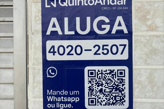 Placa - qr code de apartamento para alugar com 2 quartos, 65m² em Taboão, São Bernardo do Campo
