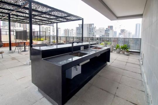 Rooftop de kitnet/studio à venda com 0 quarto, 22m² em Santo Amaro, São Paulo