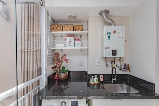 Varanda de apartamento à venda com 2 quartos, 63m² em Vila Moraes, São Paulo