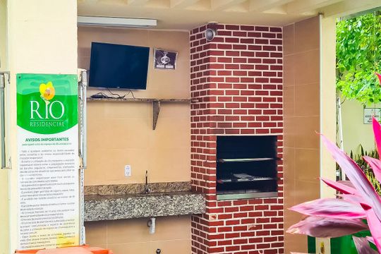 Área comum - Churrasqueira de apartamento para alugar com 3 quartos, 64m² em Del Castilho, Rio de Janeiro