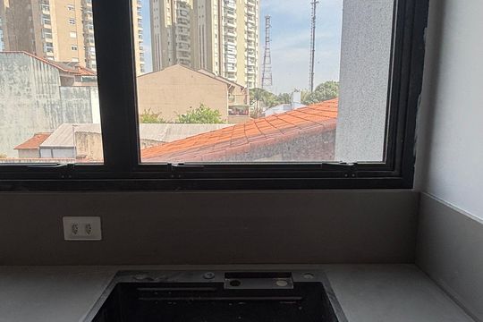 Cozinha de apartamento à venda com 2 quartos, 90m² em Jardim, Santo André