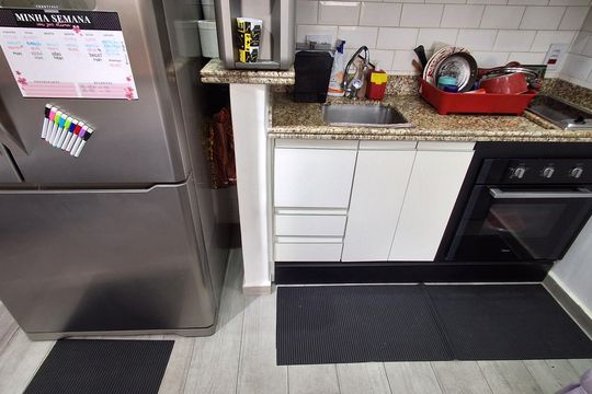 Cozinha de kitnet/studio à venda com 2 quartos, 42m² em Santa Paula, São Caetano do Sul
