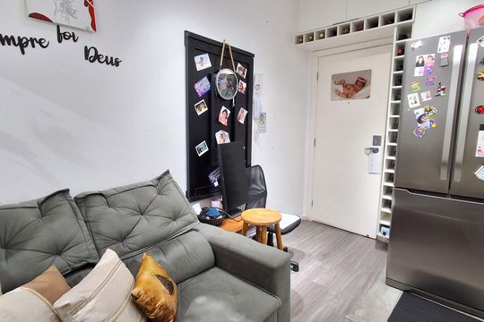 Sala de kitnet/studio para alugar com 2 quartos, 42m² em Santa Paula, São Caetano do Sul
