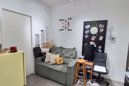 Sala de kitnet/studio à venda com 2 quartos, 42m² em Santa Paula, São Caetano do Sul