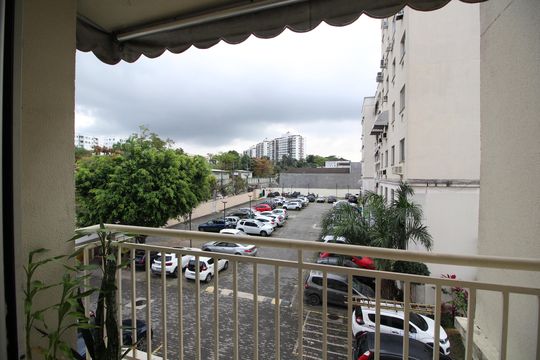 Varanda da Sala de apartamento à venda com 2 quartos, 51m² em Taquara, Rio de Janeiro