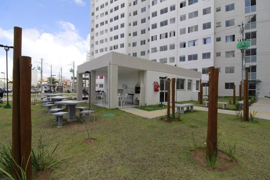 Área comum - Churrasqueira de apartamento para alugar com 2 quartos, 40m² em Jardim das Margaridas, Salvador