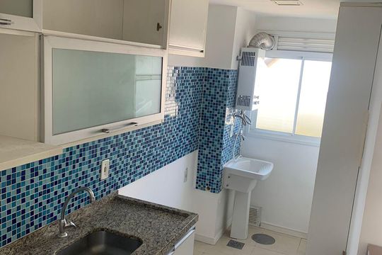 Cozinha de apartamento à venda com 2 quartos, 62m² em Jardim Carvalho, Porto Alegre