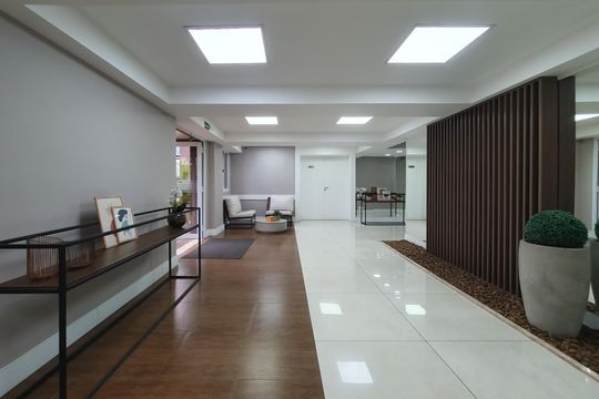 Área comum - hall de apartamento à venda com 3 quartos, 73m² em Nova Petrópolis, São Bernardo do Campo