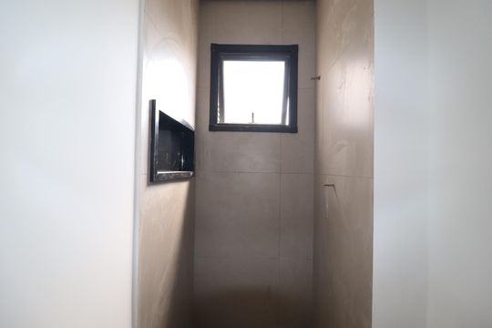 Banheiro de apartamento à venda com 2 quartos, 44m² em Vila Guiomar, Santo André