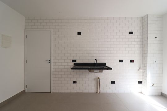 Cozinha de apartamento à venda com 2 quartos, 88m² em Vila Guiomar, Santo André