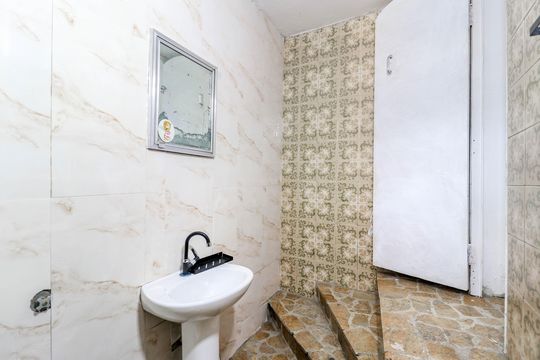 Banheiro Social de kitnet/studio para alugar com 1 quarto, 17m² em Santo Amaro, São Paulo