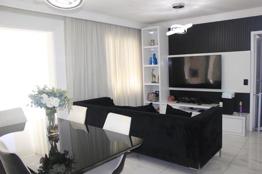 Sala de apartamento à venda com 4 quartos, 115m² em Vila Santo Antonio, Guarulhos